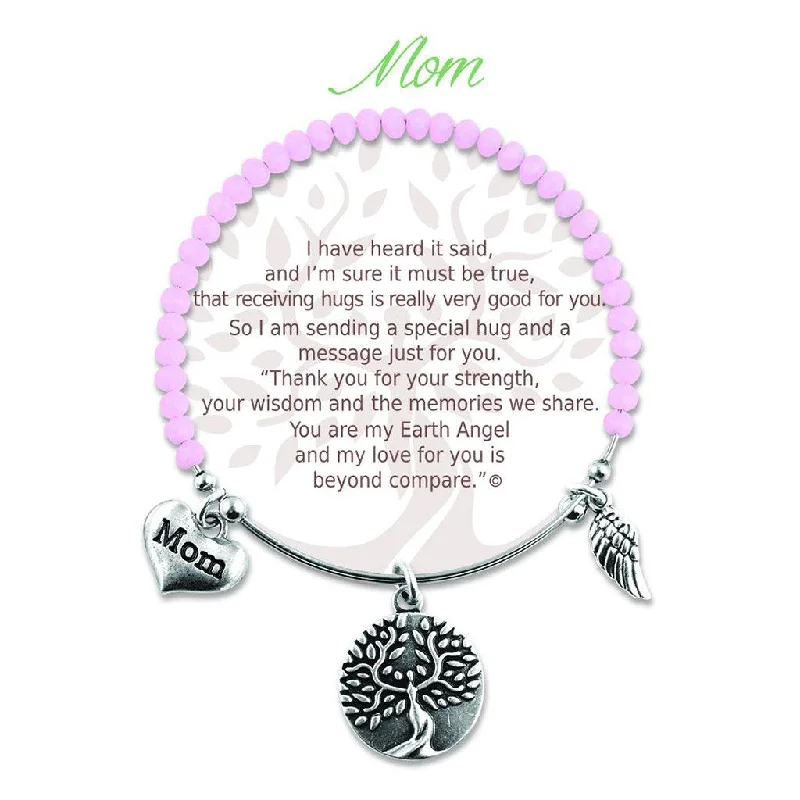 Earth Angel : Mom Radiant Pink Stone Bracelet