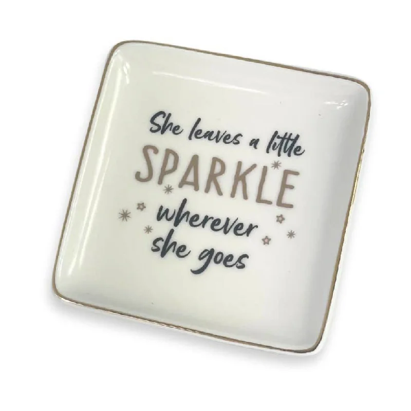 H & H Gifts : Trinket Dish - Sparkle