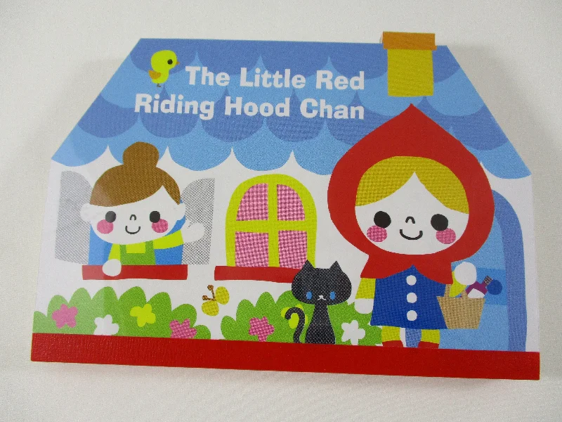 Cute Kawaii HTF Vintage Collectible Kamio Red Riding Hood Die cut 4 x 6 Inch Notepad / Memo Pad - Stationery Designer Paper Collection