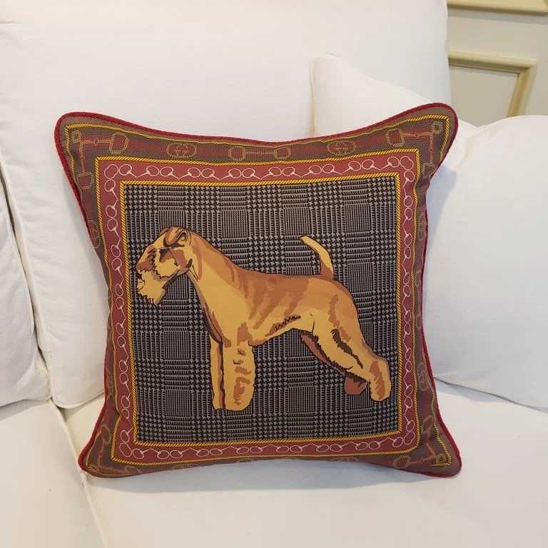 Classic Lakeland Terrier Pillow Cover