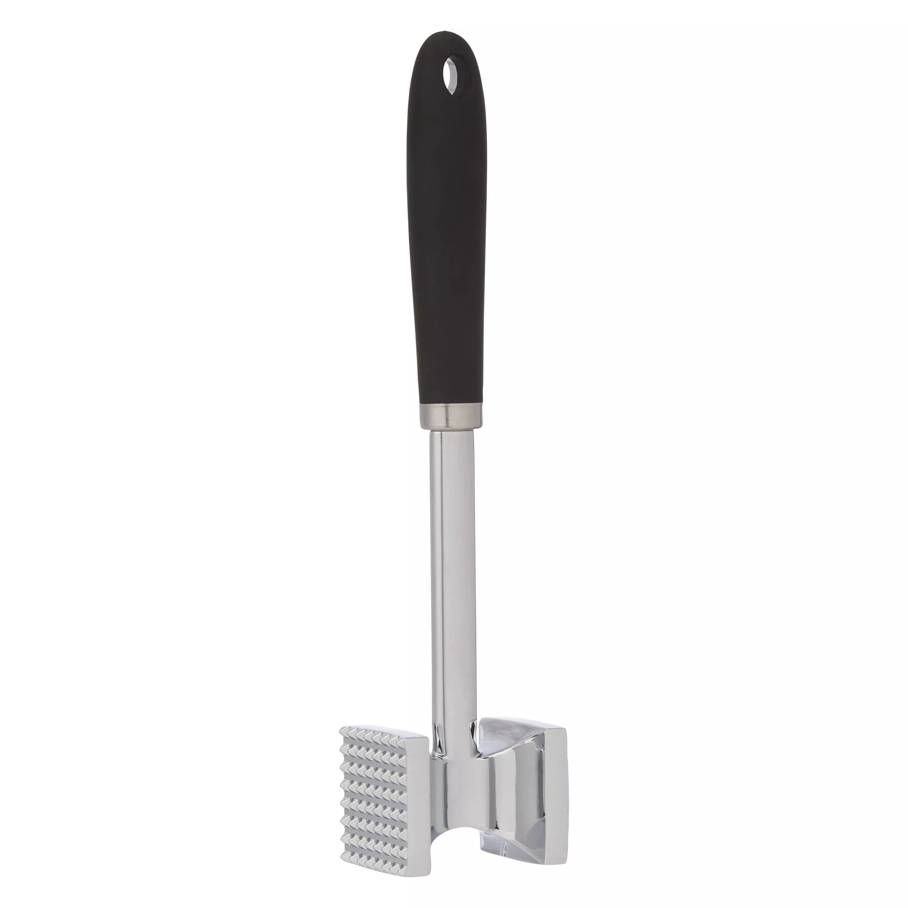 John Lewis Meat Tenderiser, Black/Chrome