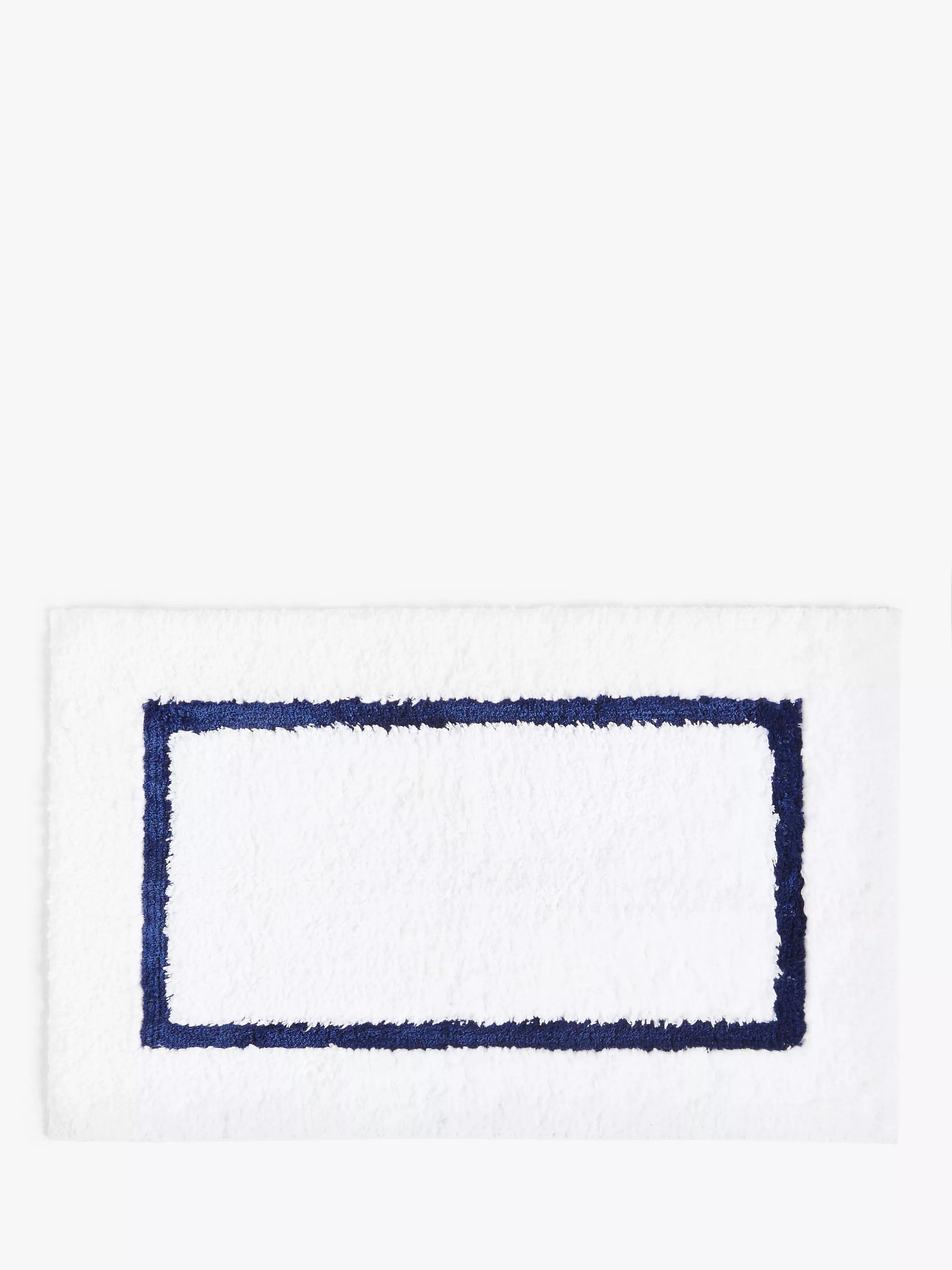 John Lewis Deep Border Pile Bath Mat