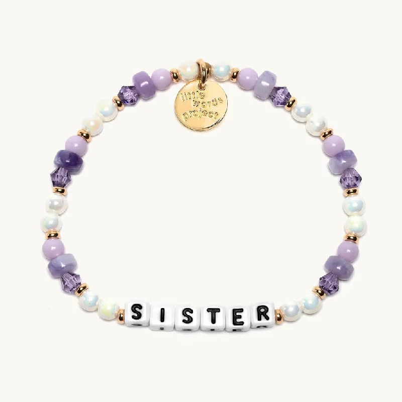 Little Words Project : Sister- Family- Purple Patch