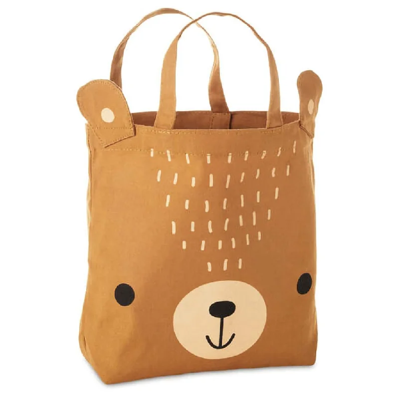 Hallmark : Brown Bear Fabric Gift Bag