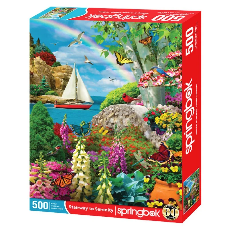 Springbok : Stairway to Serenity 500 Piece Jigsaw Puzzle