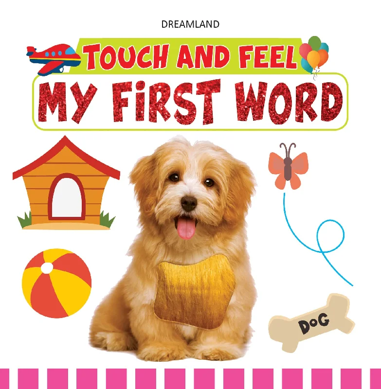 My First Word Touch and Feel Book for Kids To Learn Different Textures