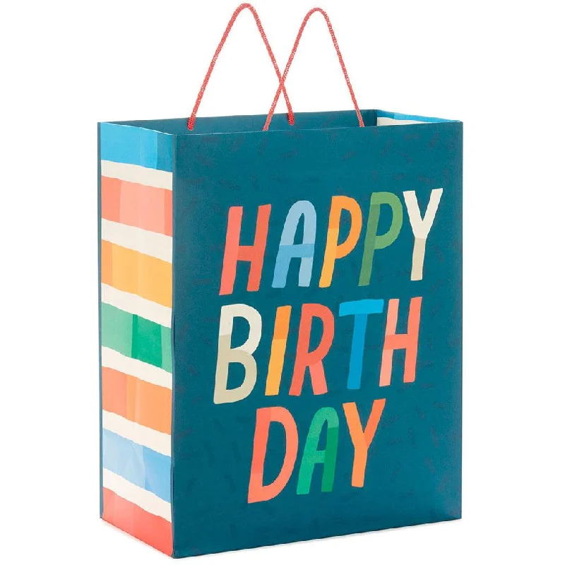 Hallmark : 13" Happy Birthday on Blue Large Gift Bag