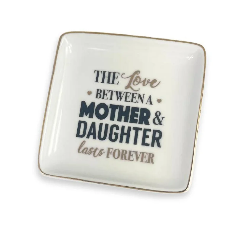 H & H Gifts : Trinket Dish - Mother and Daughter