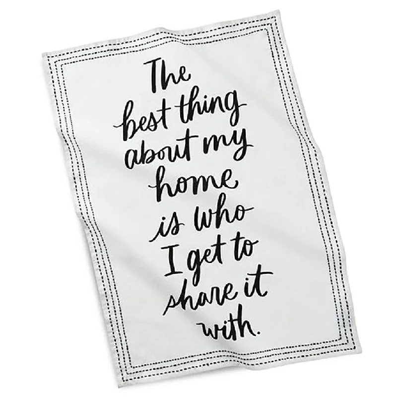 Hallmark : Best Thing About Home Tea Towel