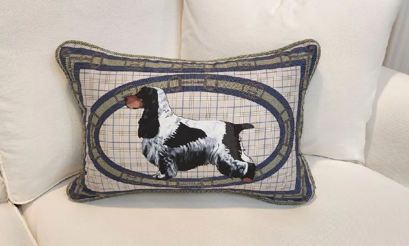 English Cocker Spaniel/ Roan Cocker Pillow Cover