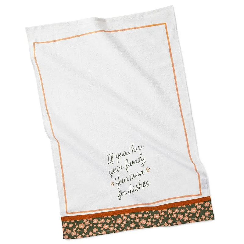 Hallmark : Your Turn for Dishes Tea Towel