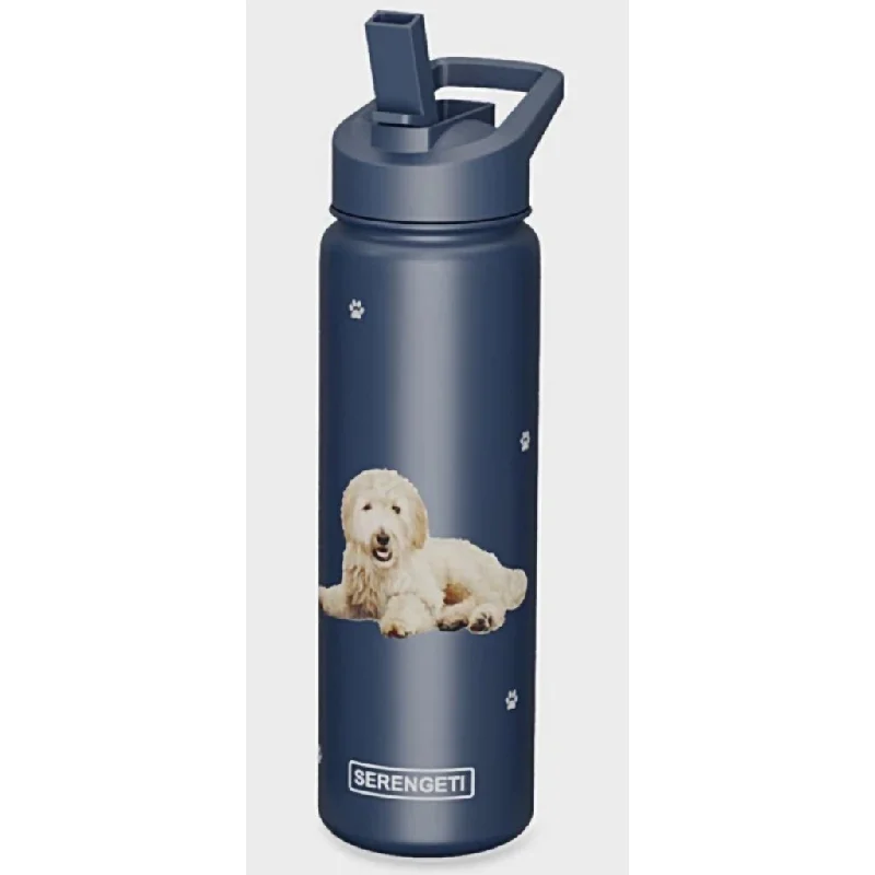 E & S Pets : Serengeti Goldendoodle 24 oz Water Bottle