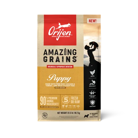 ORIJEN Amazing Grains Puppy Dry Dog Food