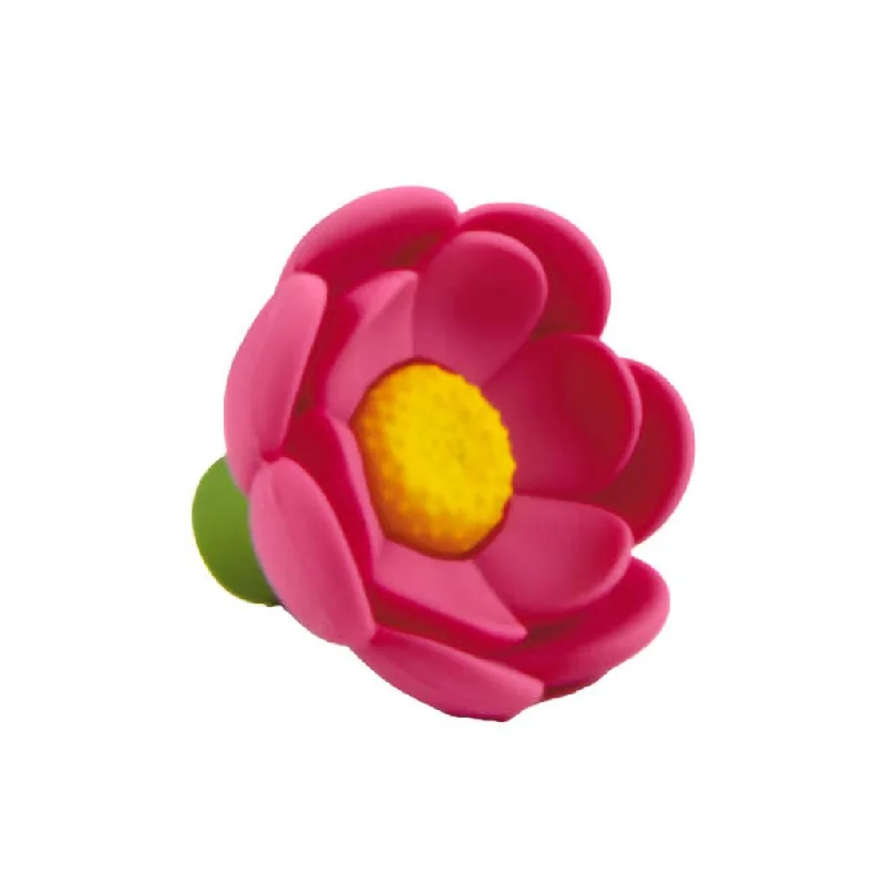 Hallmark : Charmers Pink Flower Silicone Charm