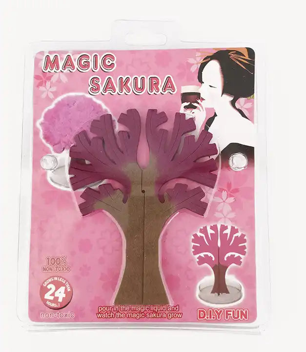 Crystal Blossom in 24 Hours: Magic Sakura Tree Growing Kit (Random)