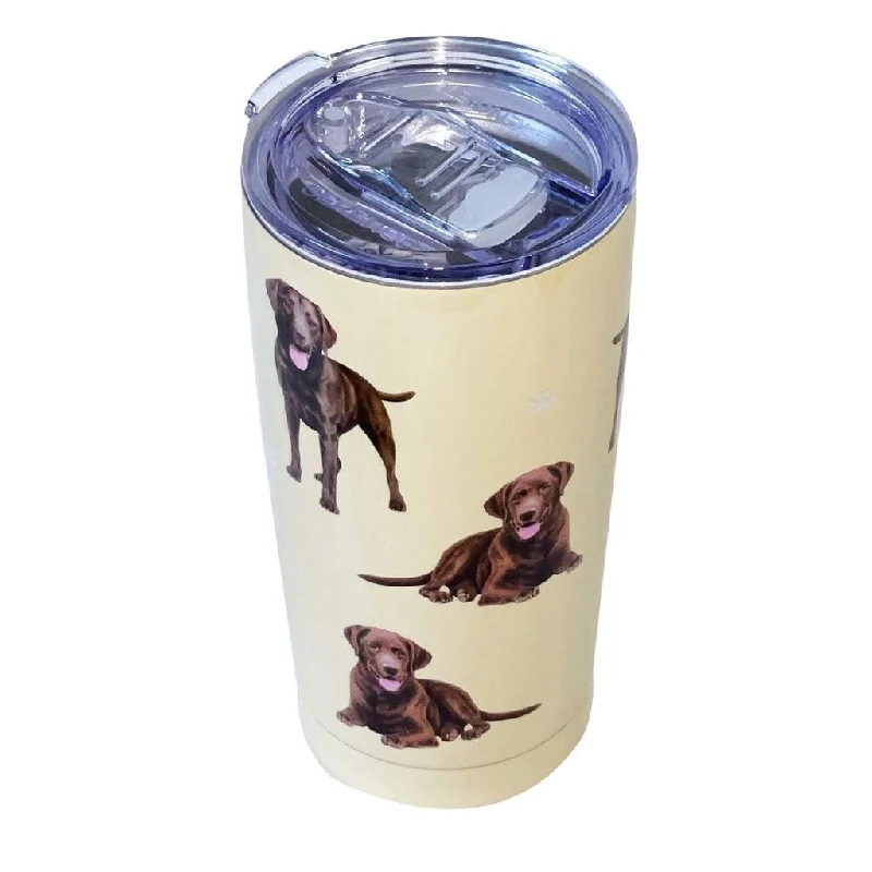 E & S Pets : Chocolate Lab Serengeti Ultimate Tumbler - Stainless Steel