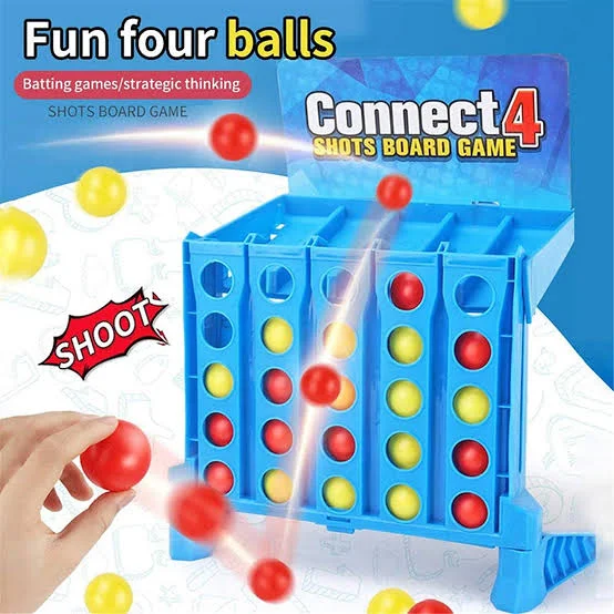 Bounce off Game,TITAP 4 in a Row Shoot Out Family Game Board Game Bouncing Linking Shots Ball Game