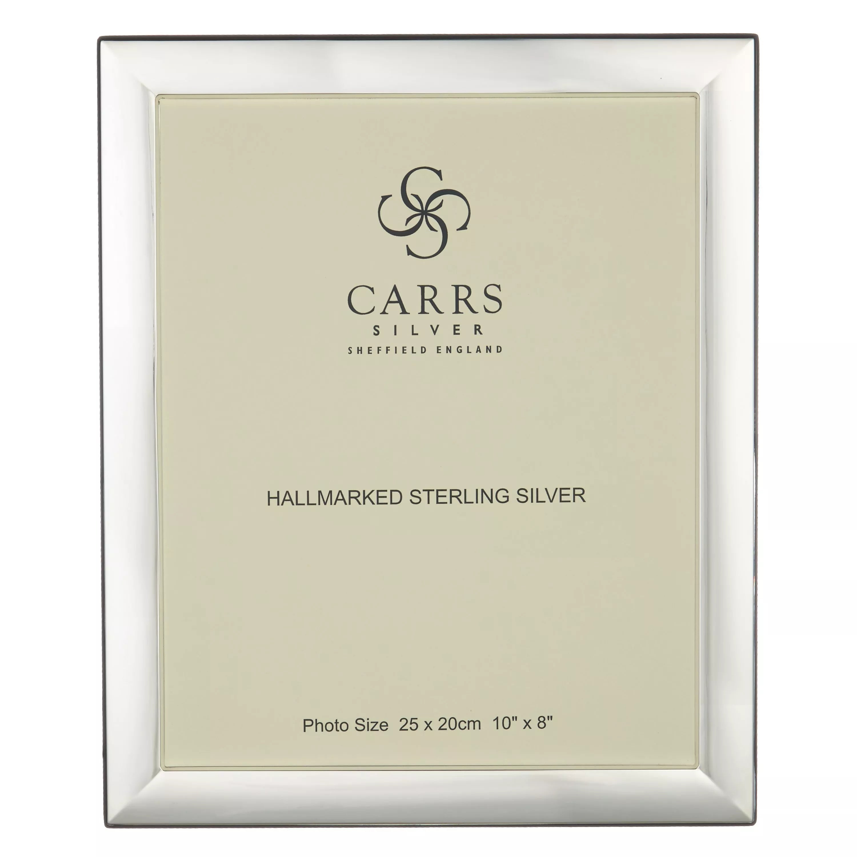 Carrs Berkeley Plain Photo Frame, Sterling Silver