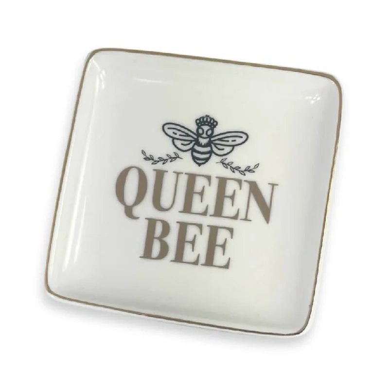 H & H Gifts : Trinket Dish - Queen Bee