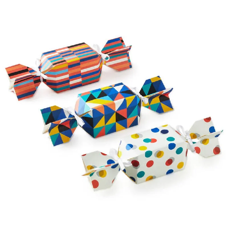 Hallmark : Colorful Candy-Shaped Party Favor Boxes, Set of 3