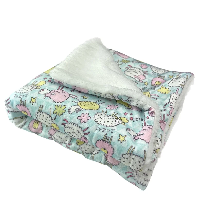 Ultra Soft Minky Funny Sheep Dog Blanket