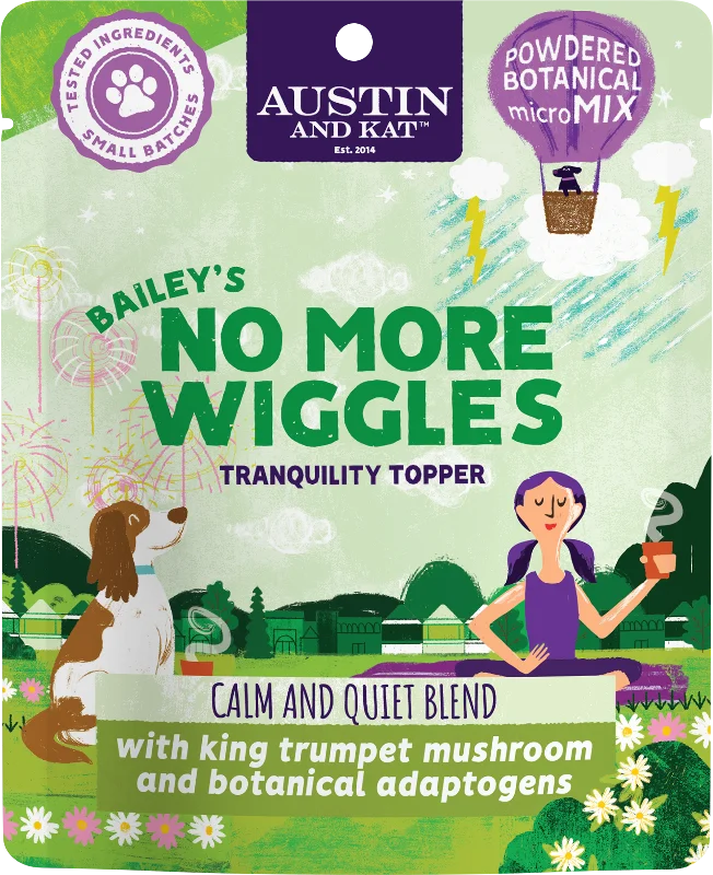 Austin and Kat Meal Enhancing Topper - Bailey's No More Wiggles Tranquility 77g Pouch