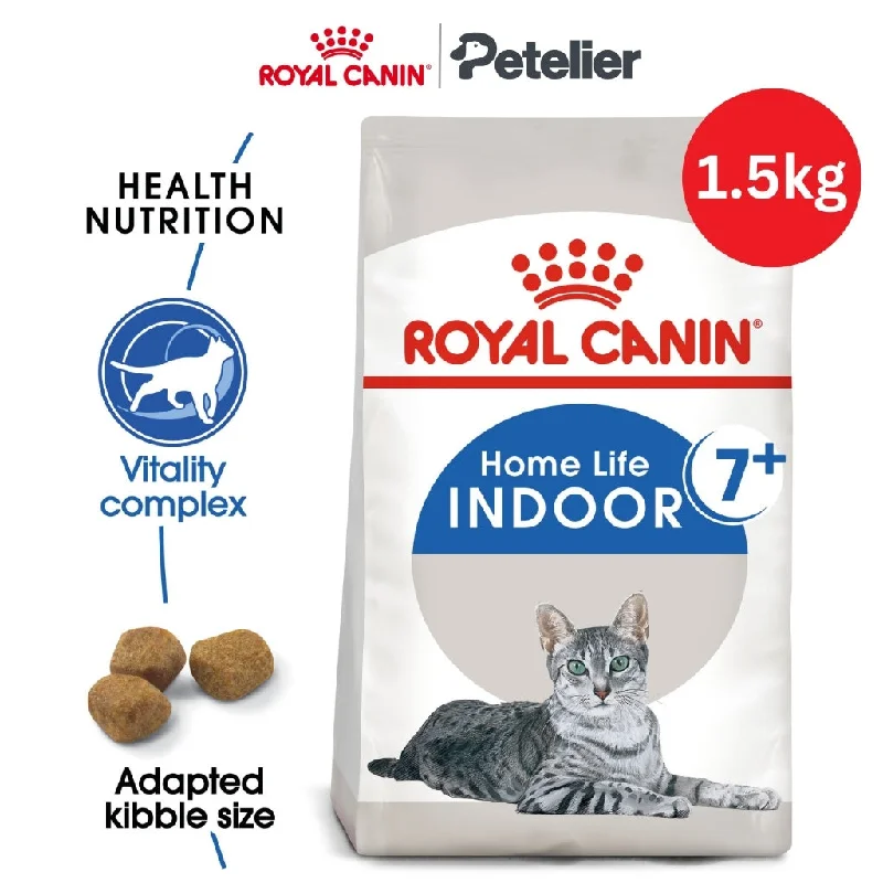 Royal Canin Indoor 7+ (1.5kg) Adult Dry Cat Food - Feline Health Nutrition for Senior/Mature