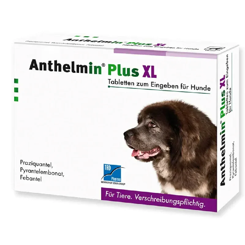 Anthelmin Plus XL - Worming Tablet - XL Dog - 1 Tablet