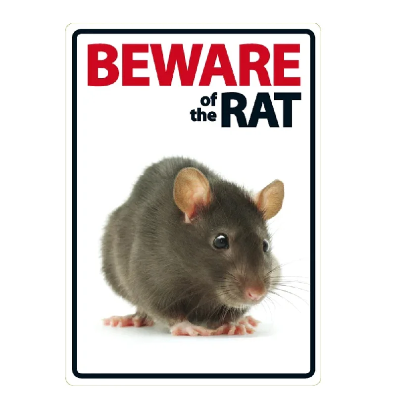 Sign Beware of the Rat