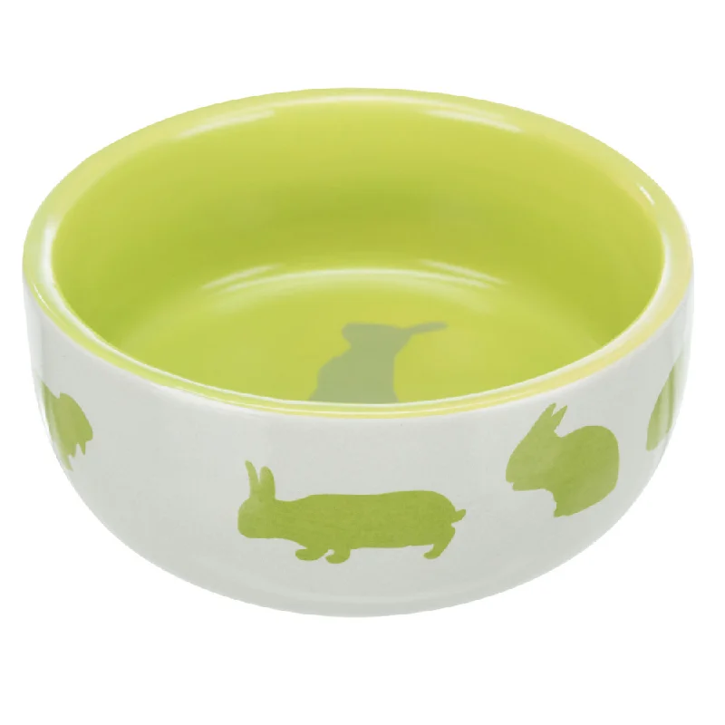 Ceramic Bowl with Motif Rabbits