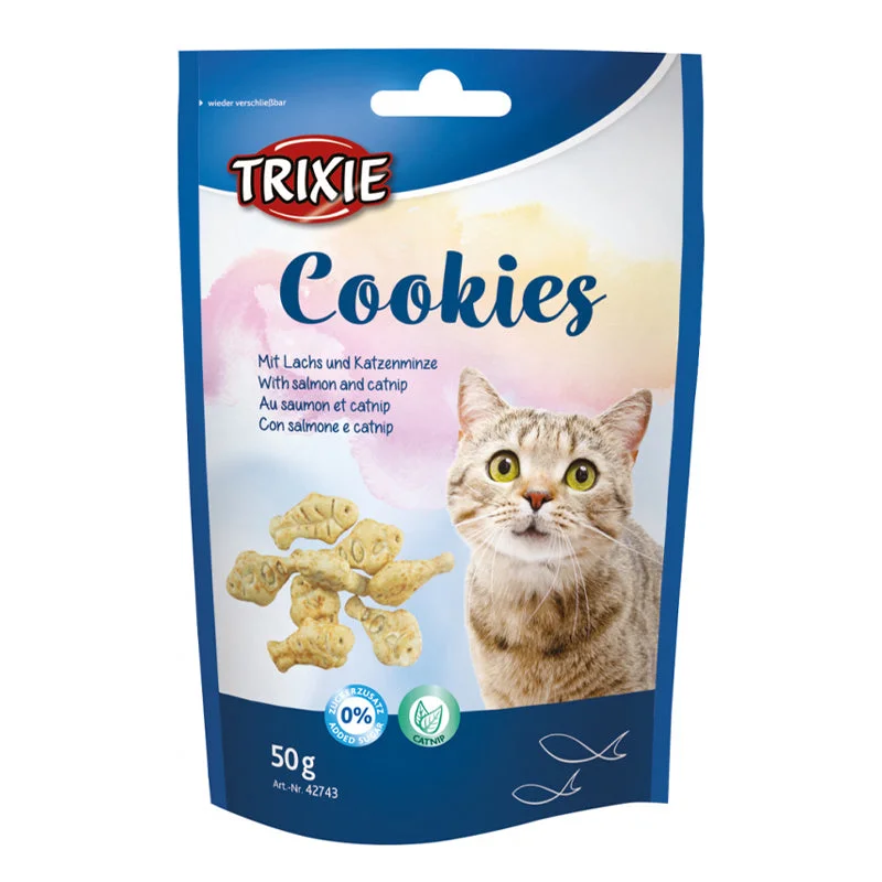 Trixie Cookies with Salmon and Catnip Cat Treats